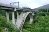 Eisenbahnbrücke Val Romana