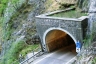 Tunnel du quatrième virage en lacet de la Strada dei Cento Giorni