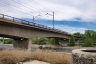Pont ferroviaire sur le río Manzanares