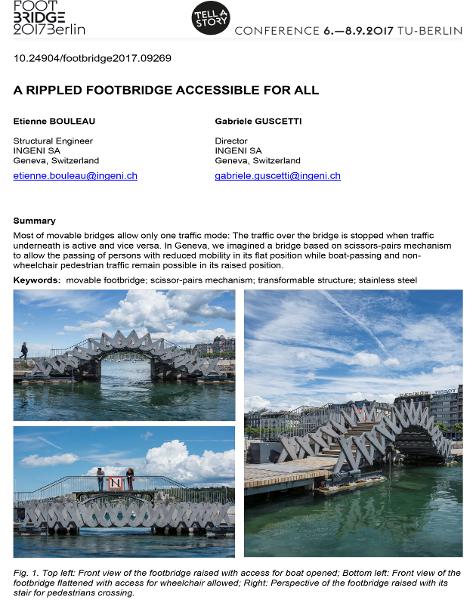 A Rippled Footbridge Accessible for All