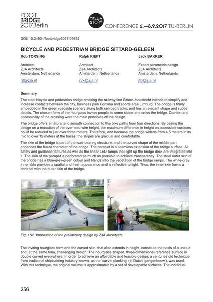  Bicycle and Pedestrian Bridge Sittard-Geleen