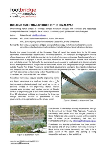  Building 8500+ Trail Bridges in the Himalayas