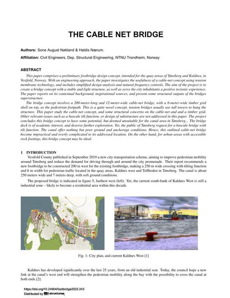 The Cable Net Bridge