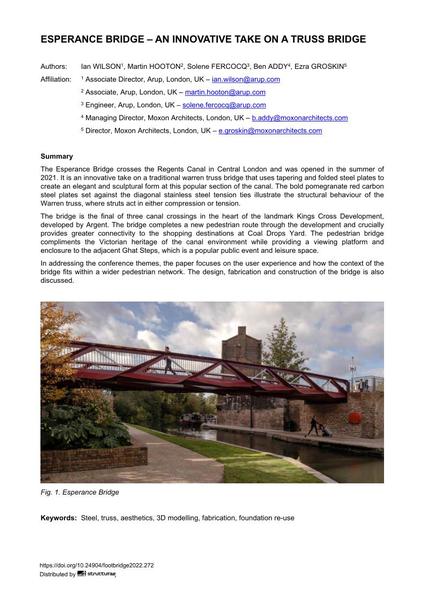  Esperance Bridge – An Innovative Take on a Truss Bridge