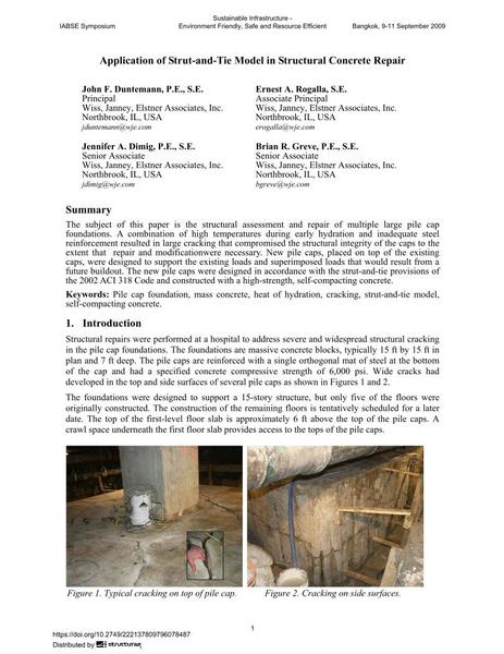  Application of Strut-and-Tie Model in Structural Concrete Repair