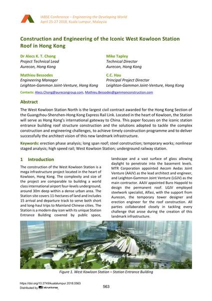  Construction and Engineering of the Iconic West Kowloon Station Roof in Hong Kong