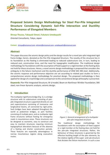  Proposed Seismic Design Methodology for Steel Pier-Pile Integrated Structure Considering Dynamic Soil-Pile Interaction and Ductility Performance of Elongated Members