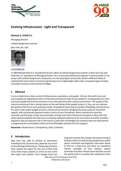 Evolving Infrastructure - Light and Transparent