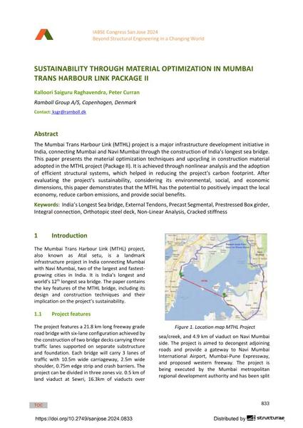  Sustainability Through Material Optimization in Mumbai Trans Harbour Link Package II