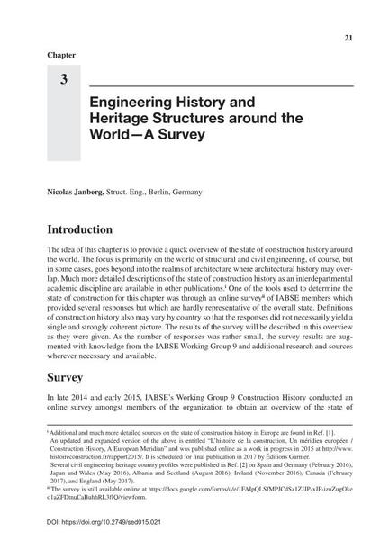  Engineering History and Heritage Structures around the World—A Survey