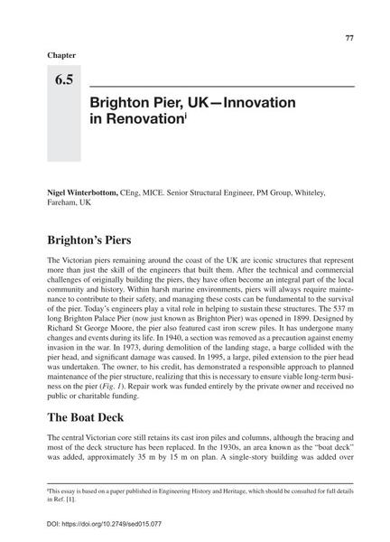  Brighton Pier, UK—Innovation in Renovation