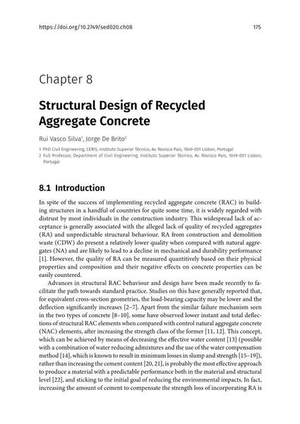  Structural Design of Recycled Aggregate Concrete