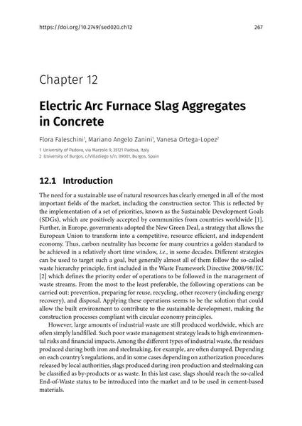  Electric Arc Furnace Slag Aggregates in Concrete