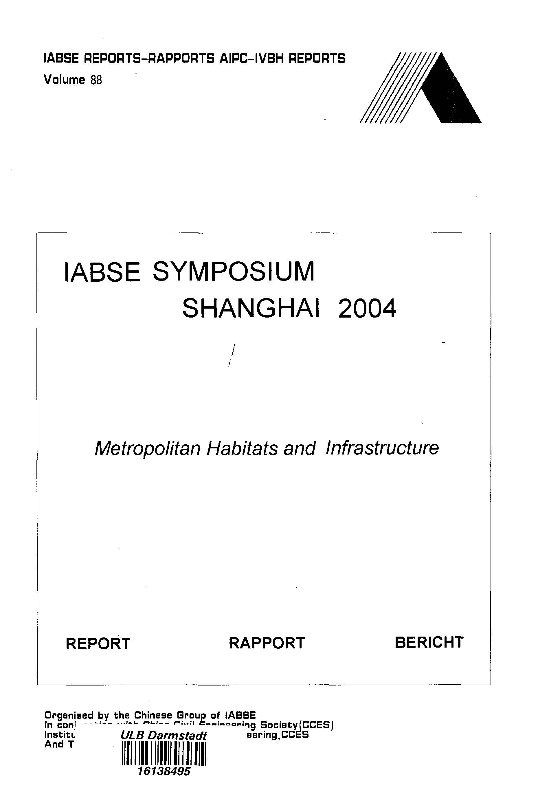  IABSE Symposium Shanghai 2004