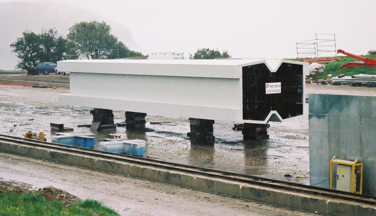 Millau-ViaduktOberstes Element eines Pylonen 