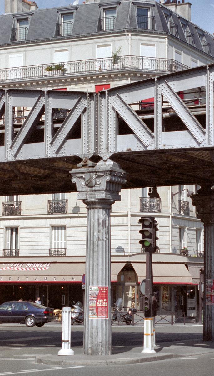 Paris Metro Line 6Viaduct between Bercy Bridge and Quai de la Gare Station Paris Metro Line 6 Viaduct between Bercy Bridge and Quai de la Gare Station