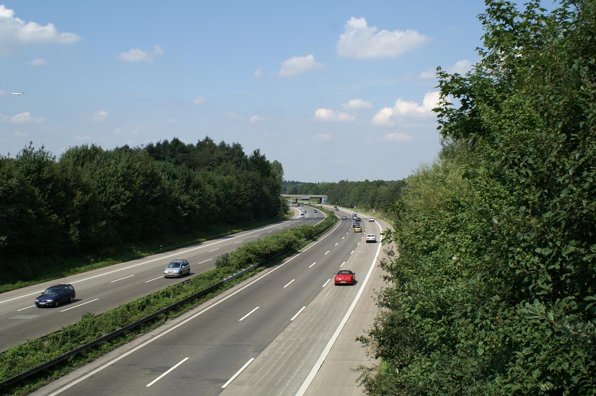 Autobahn A3 in Ratingen-Hösel 