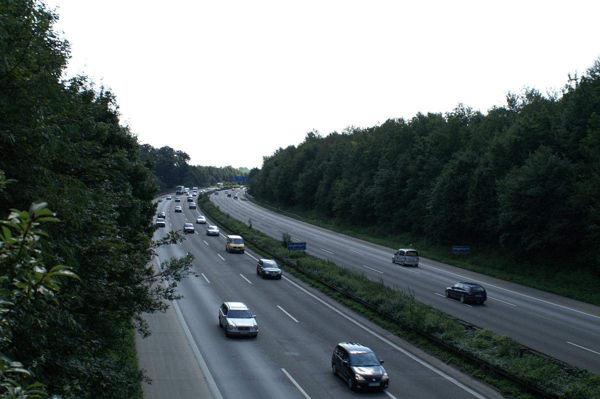 Autobahn A3 at Ratingen-Hösel 