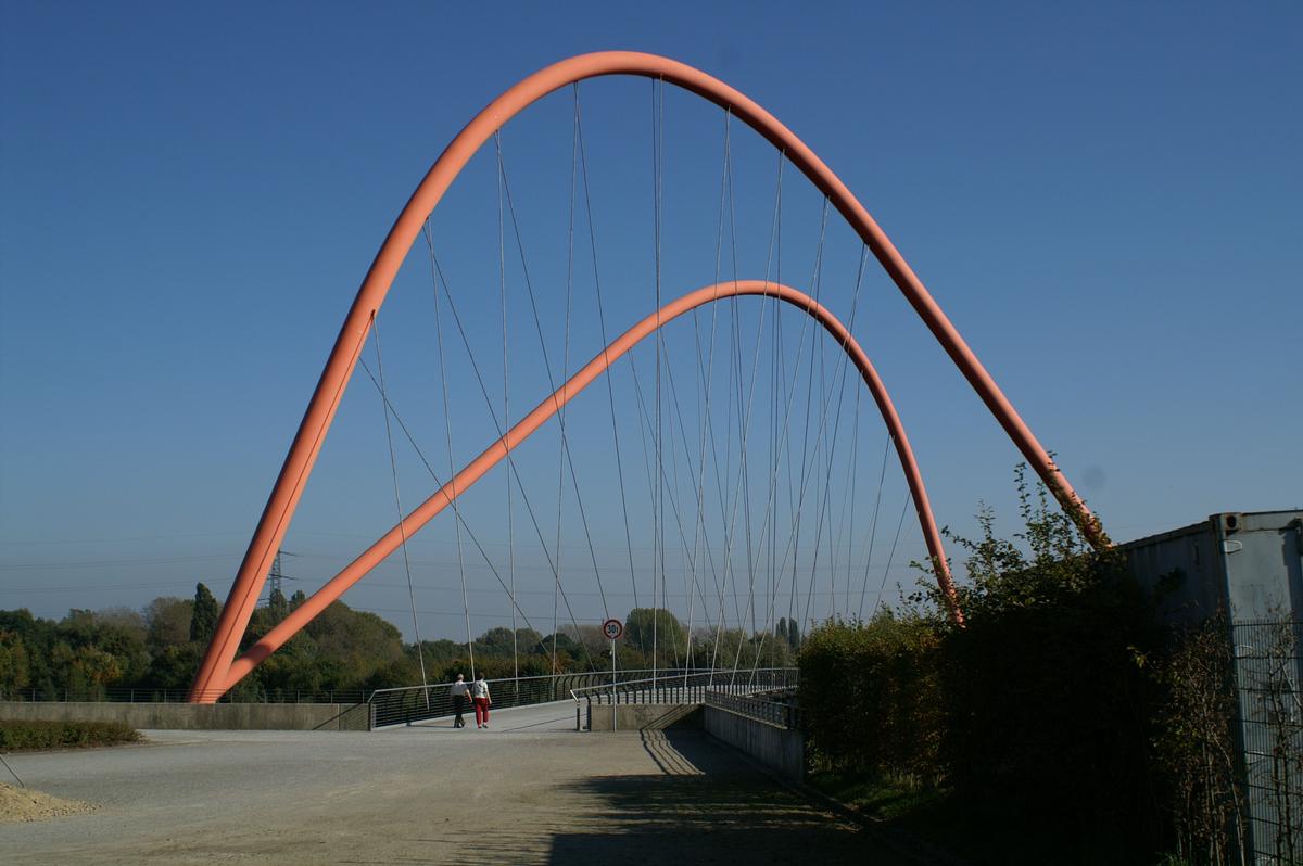 Geh- und Radwegbrücke im Nordsternpark, Gelsenkirchen 