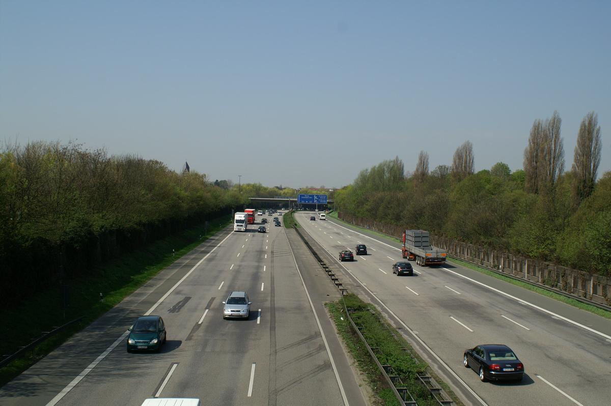 Autobahn A 46, Düsseldorf-Wersten 
