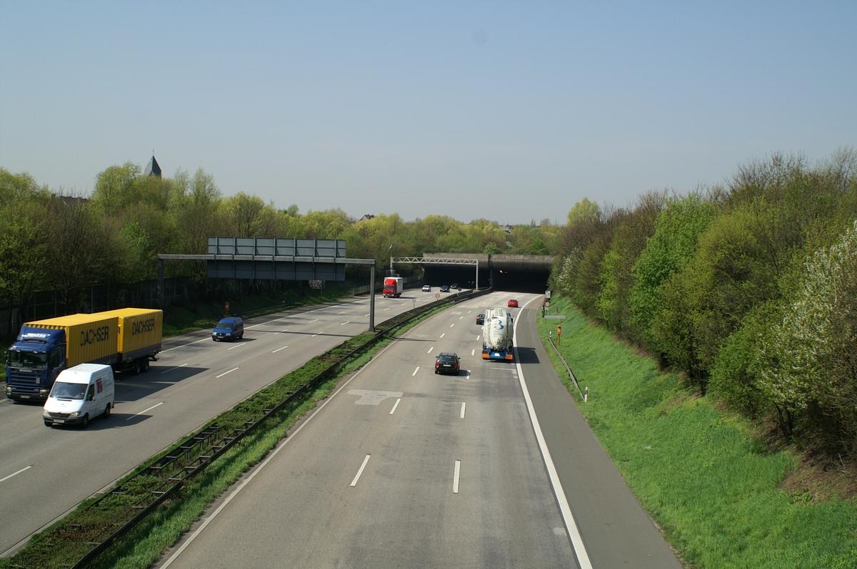 Autobahn A 46, Düsseldorf-Wersten – Tunnel de Wersten 