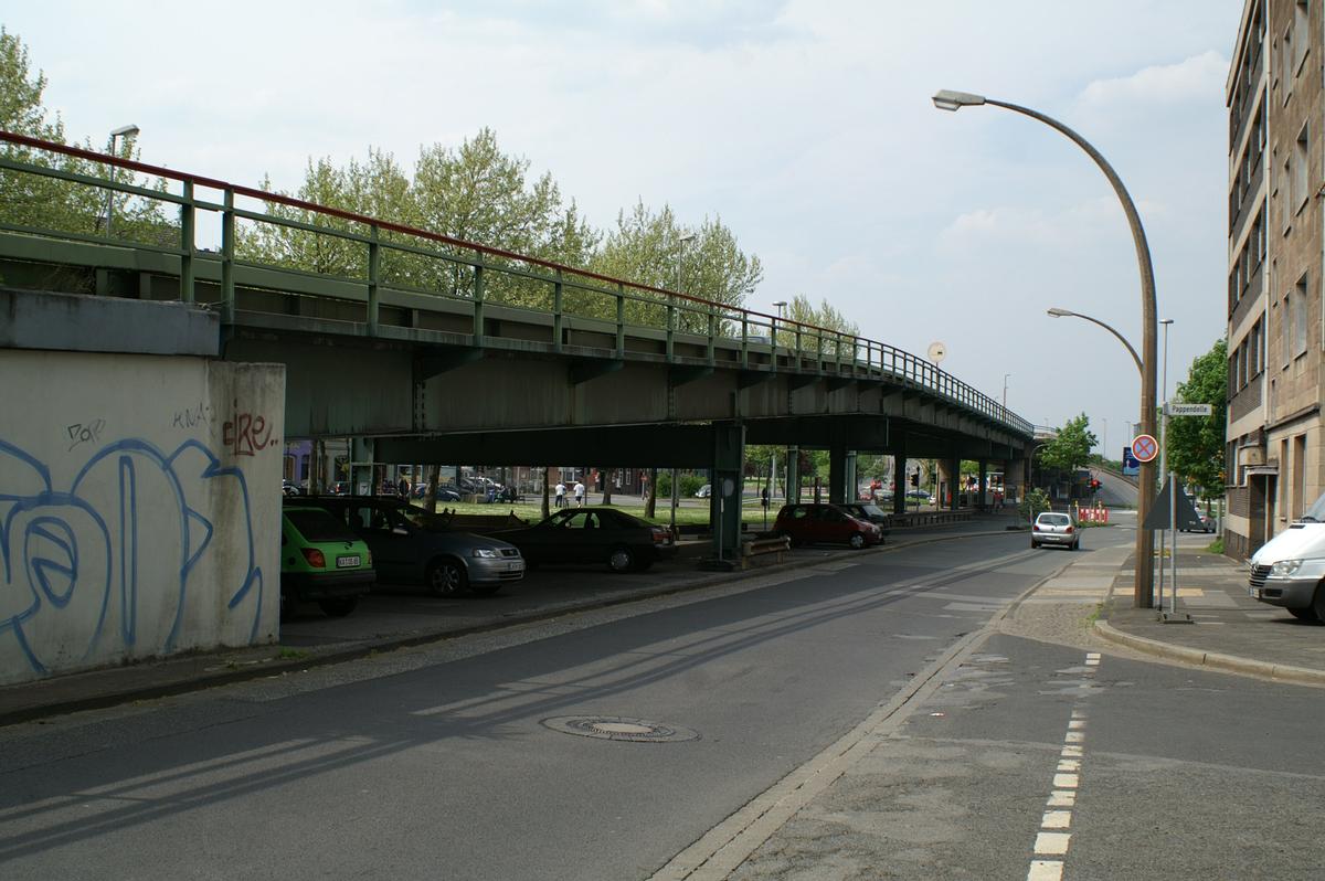 Pont de la Plessingstrasse, Duisburg 