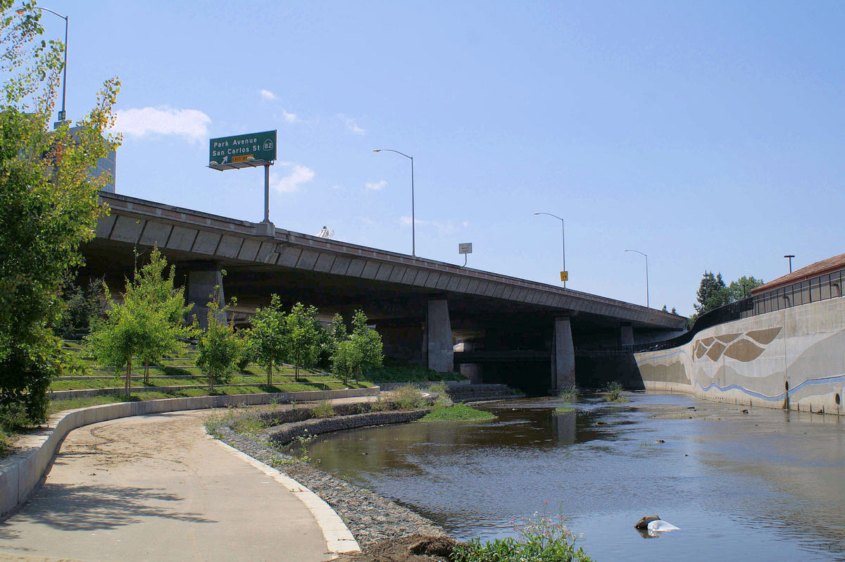 Route 87 Guadalupe River Bridge, San Jose, California 