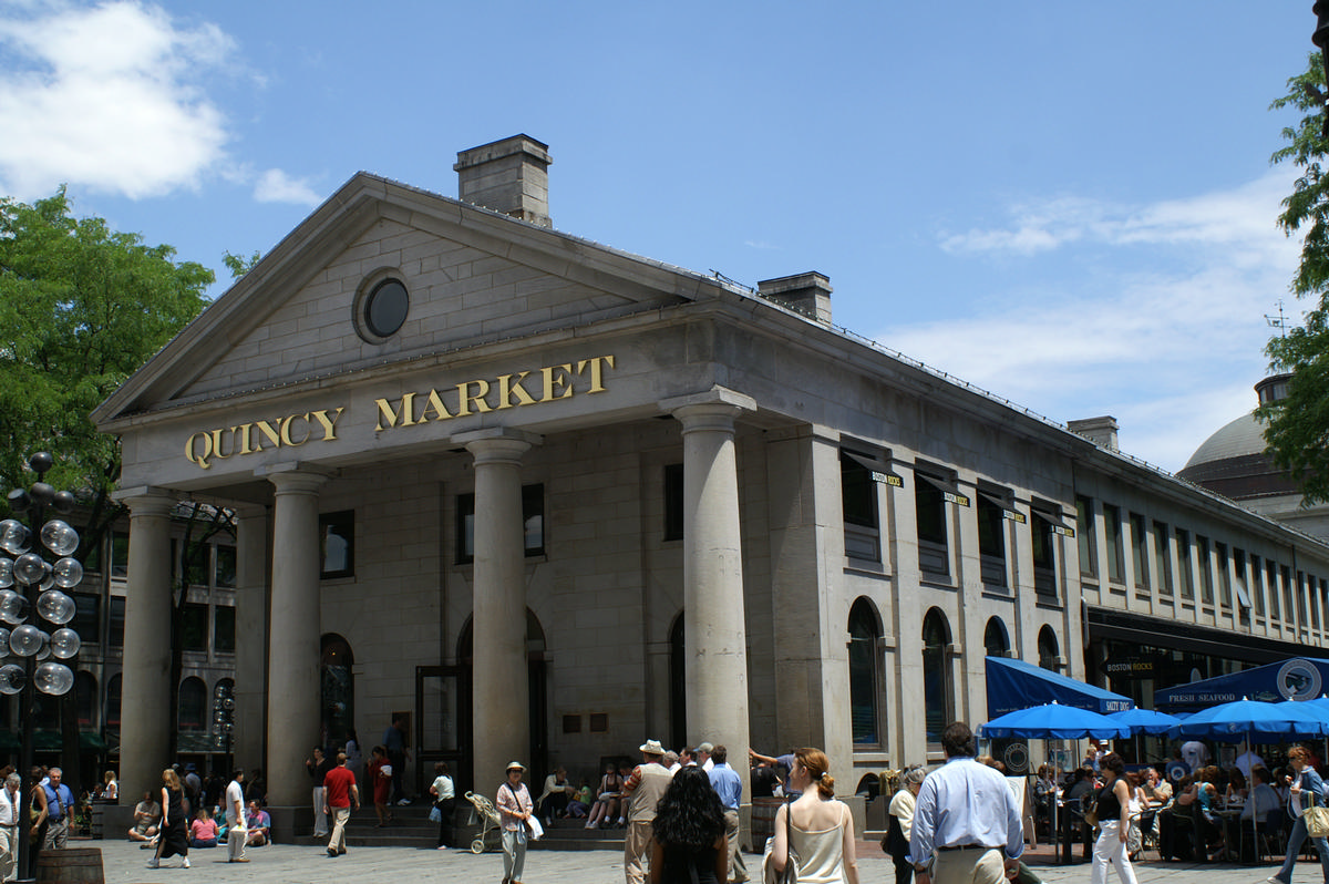 quincy market south market street boston ma usa