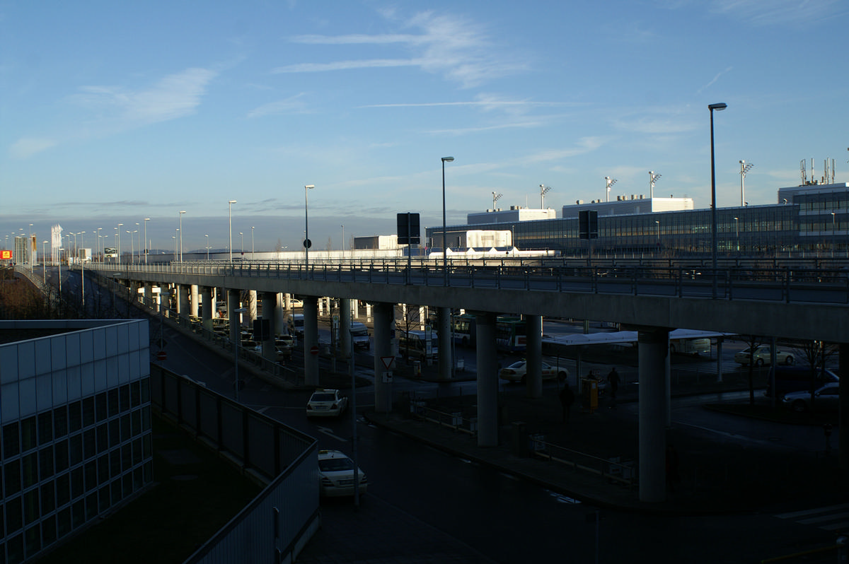 Aéroport de MunichViaduc d'accès 'a l'aérogare 2 