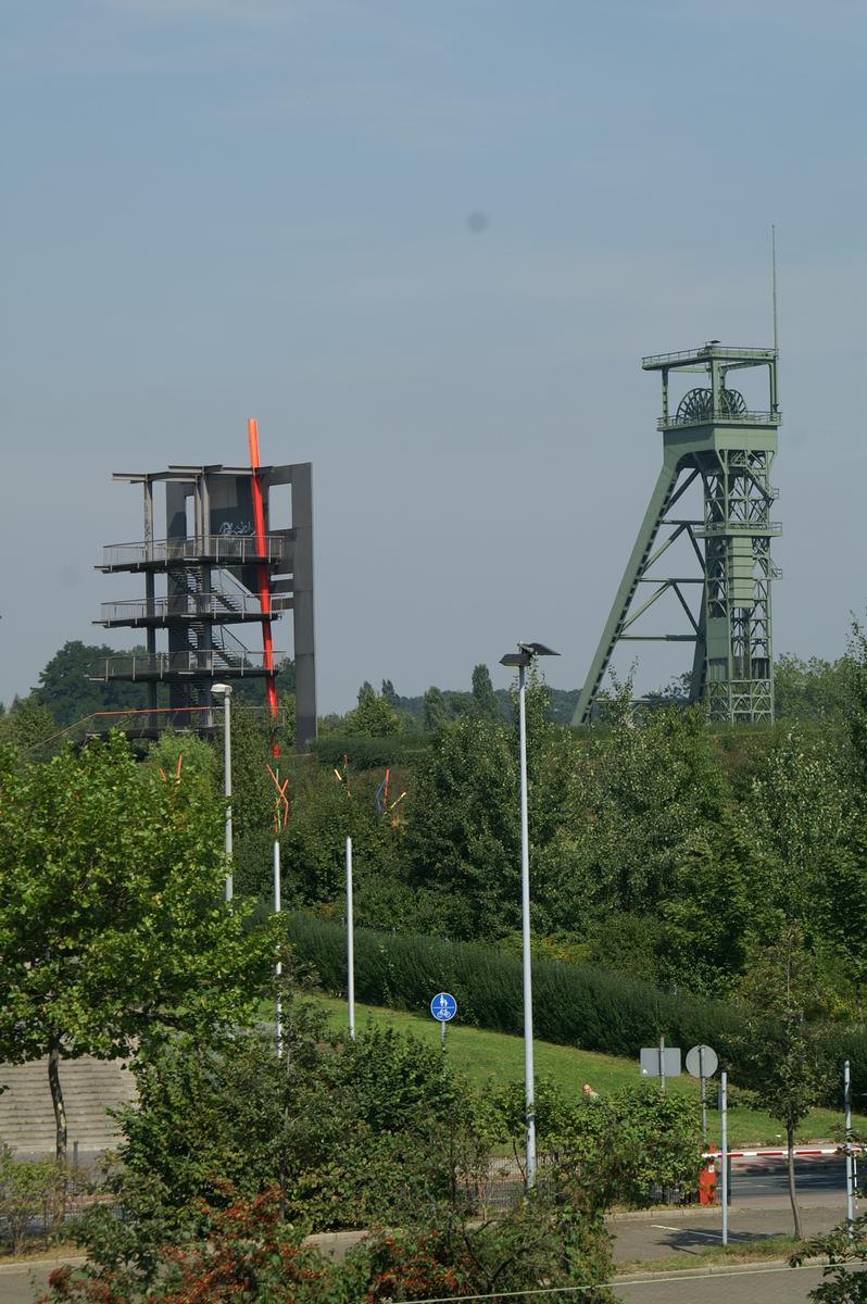 Schwarzes Tor & Fördergerüst Zeche Osterfeld, Oberhausen