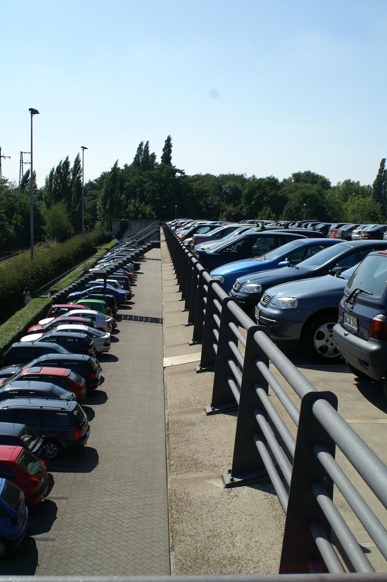Parking stack at Oberhausen Central Station 