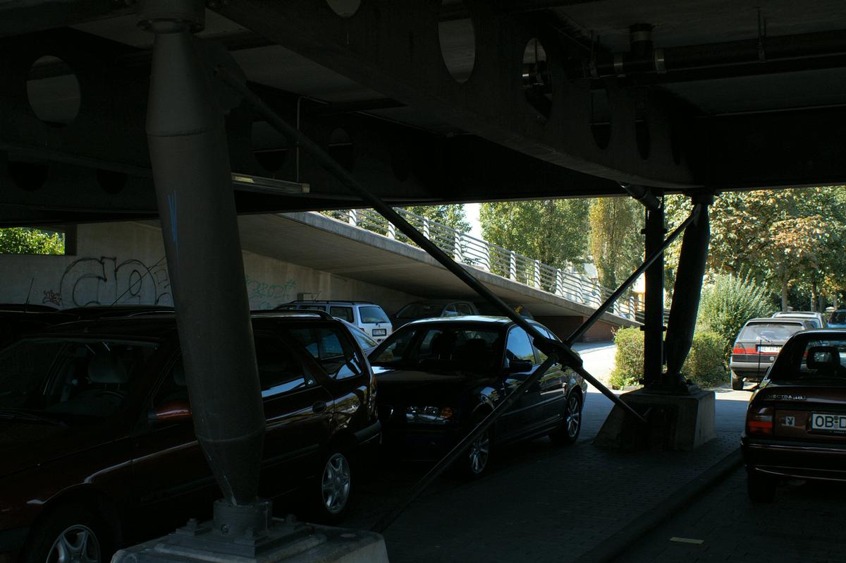 Parking stack at Oberhausen Central Station 