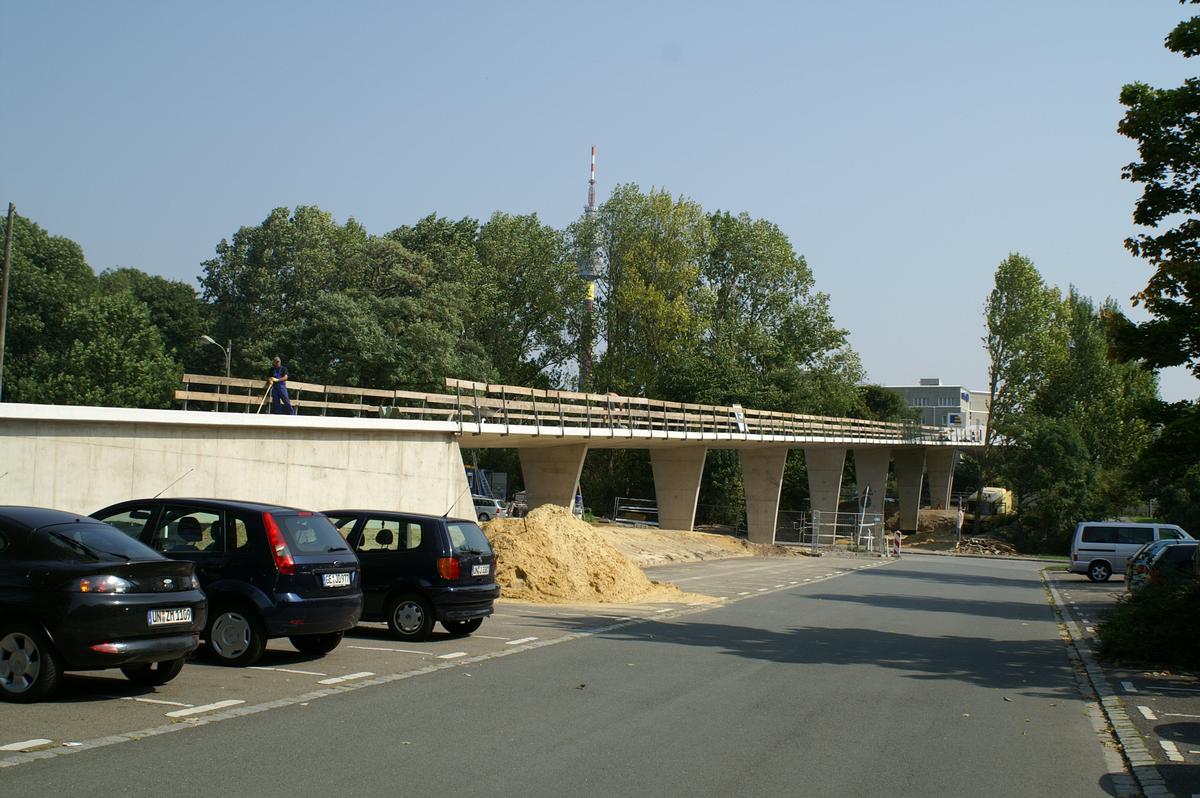 Passerelle sur la Ruhrallee (B54), Dortmund 