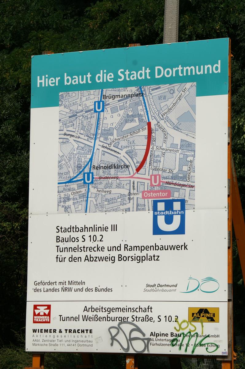 Ligne III Lot S 10.2 du métro de Dortmund 