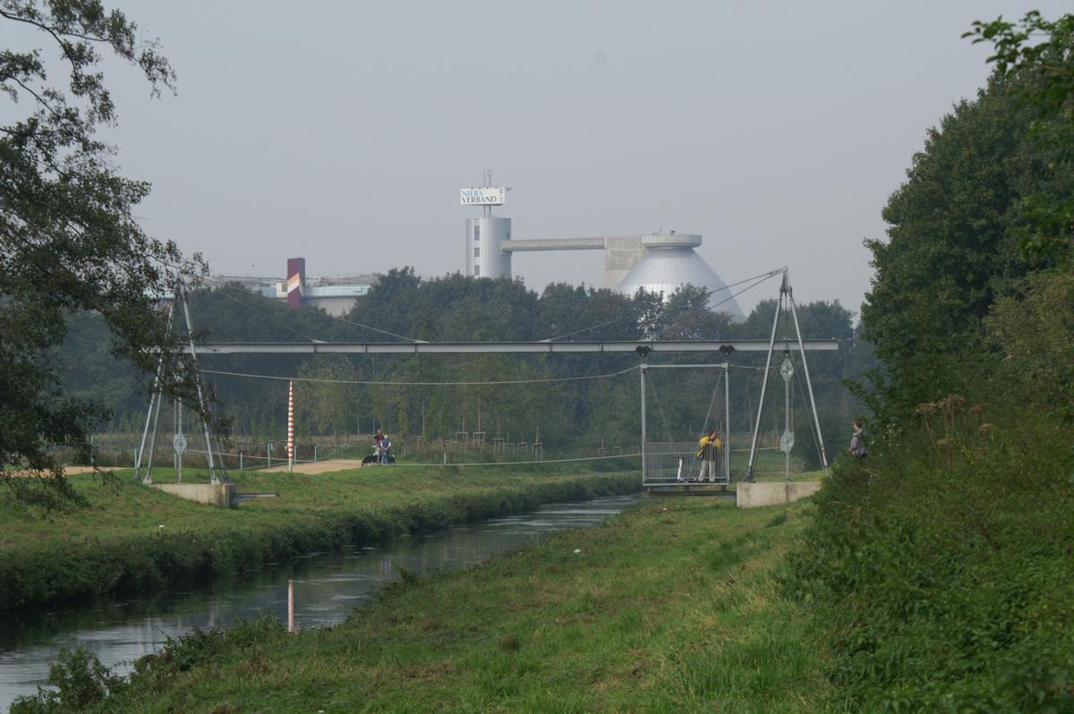 Erlebnisbrücke, MönchengladbachMini-Schwebefähre mit Eigenantrieb 