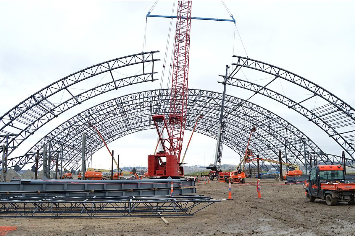 Media File No. 241337 Dayton, Ohio – An overall look at the museum's fourth building construction site. The 224,000 square foot building, which is scheduled to open to the public in 2016, is being privately financed by the Air Force Museum Foundation, a non-profit organization chartered to assist in the development and expansion of the museum's facilities