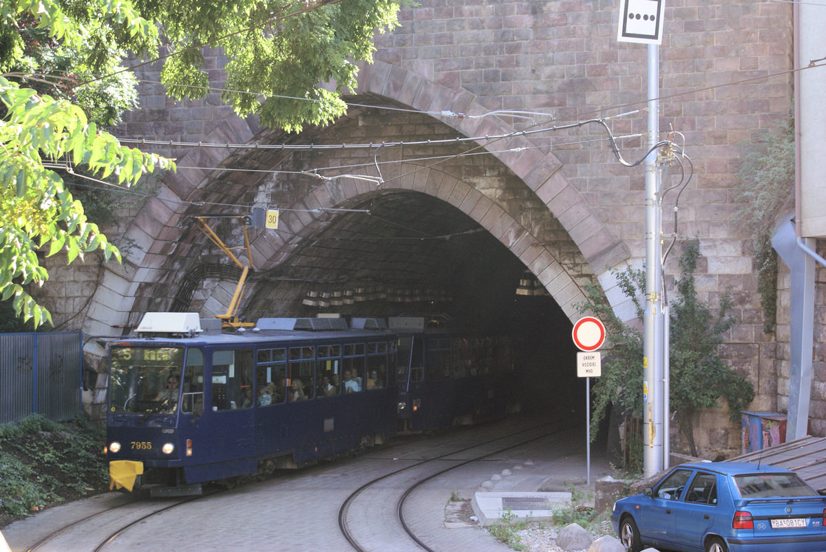 Tramway tunnel underneath the Hrad at, Bratislava 
