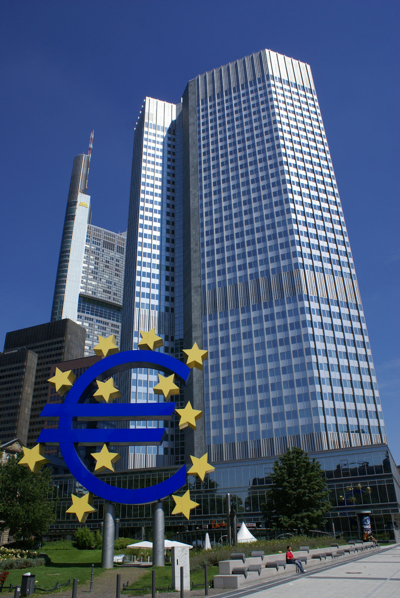 European Central Bank (Eurotower), Frankfurt 