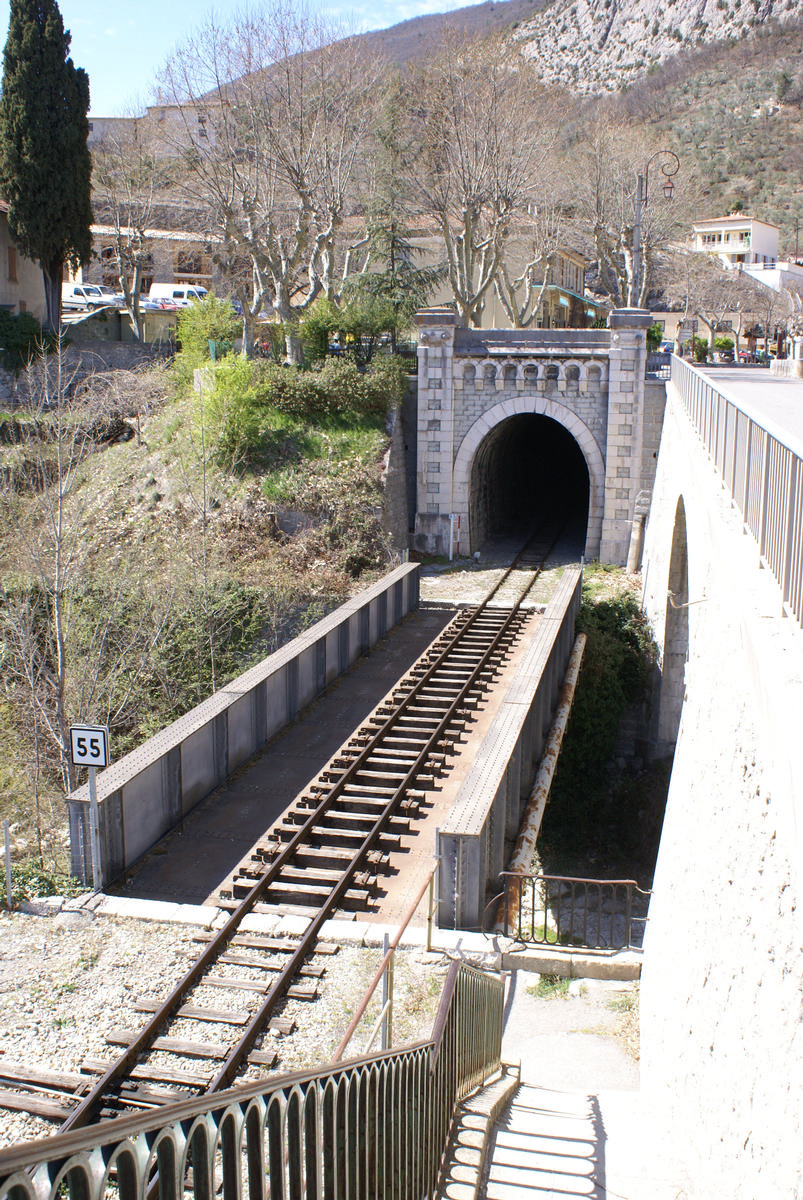 Pont de la Chalvagne & Eisenbahntunnel Entrevaux I 