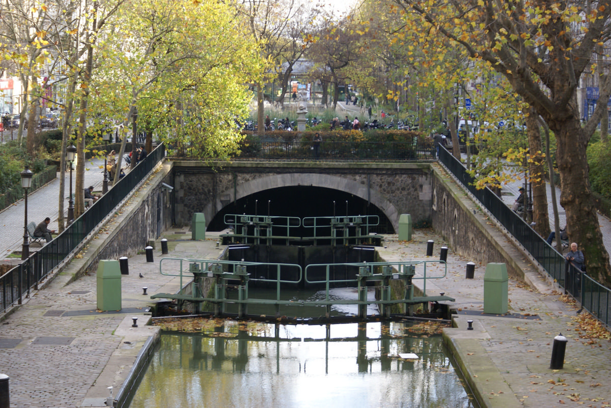 Saint-Martin-Kanal – Gewölbe über den Kanal Saint-Martin 