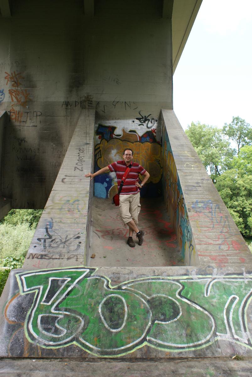 Nicolas Janberg at Felsegg Bridge 