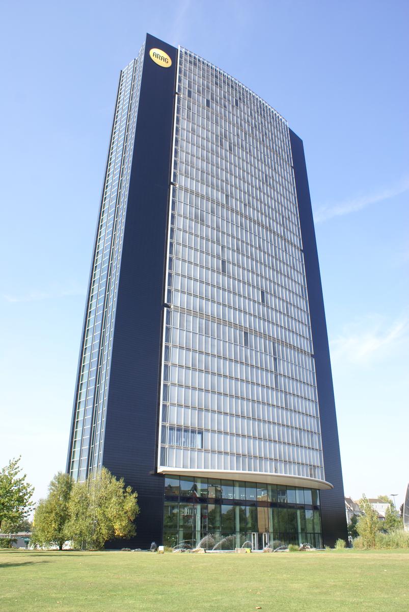 band commentator Betsy Trotwood ARAG Tower (Düsseldorf-Mörsenbroich, 2000) | Structurae