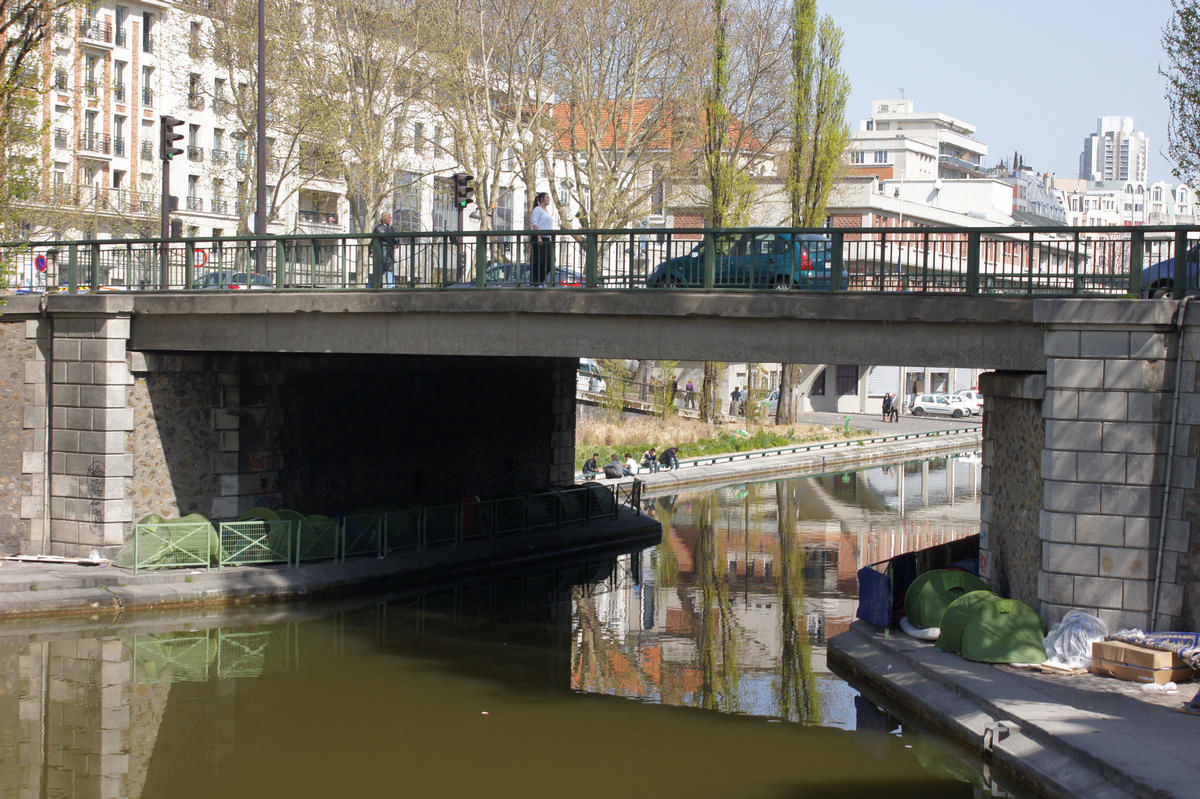 Saint-Martin-Kanal – Pont de la rue Louis-Blanc 