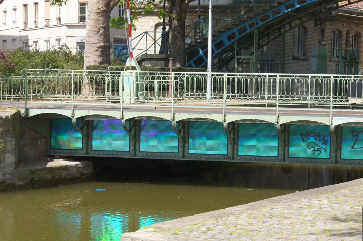 Saint-Martin-Kanal – Drehbrücke Grange-aux-Belles 