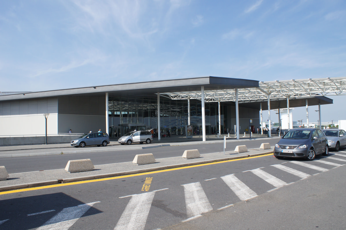 Terminal am Flughafen Brest-Bretagne 