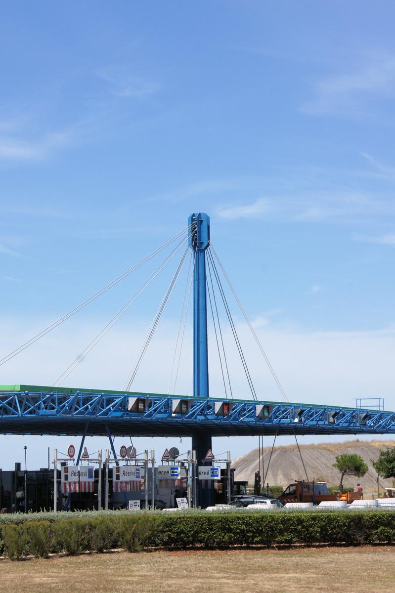Mautstelle der Brücke zur Insel Ré 