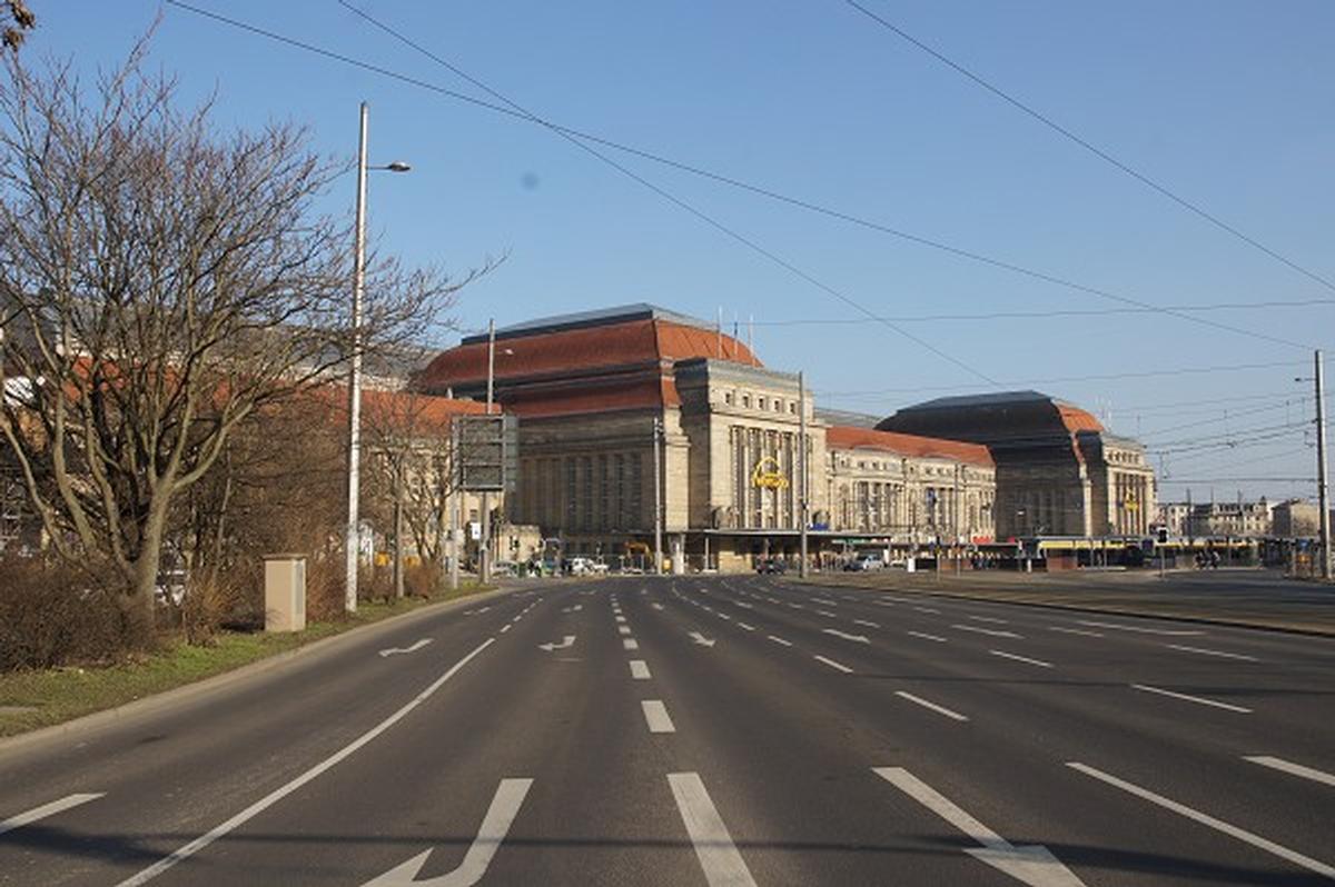 Gare centrale de Leipzig 