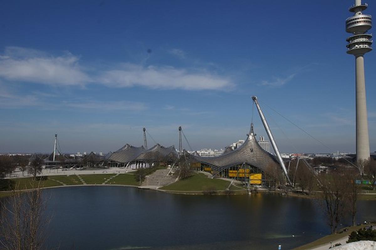 Olympic Summer Games 1972 – Olympiapark – Roof over the buildings of the Olympic Park 