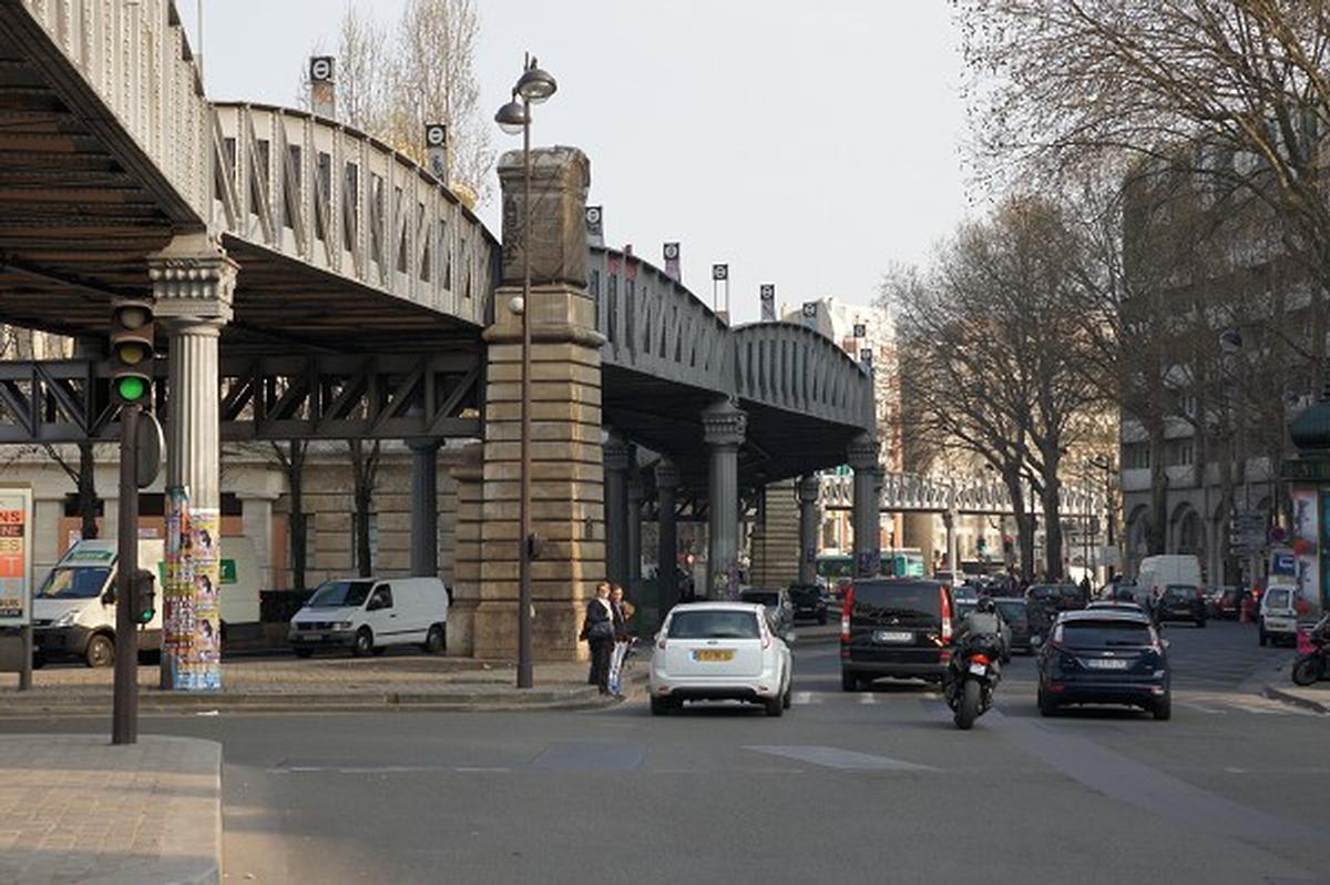 Paris Métro Line 2 – Viaduc de la Place de la Bataille de Stalingrad 