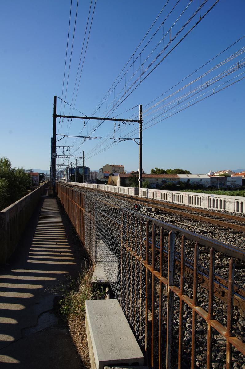 Eisenbahnbrücke Perpignan 